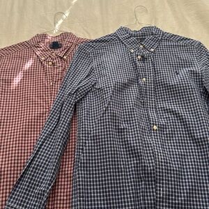 Ralph Lauren Plaid Dress Shirts - Lot of 2